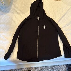Club Pilates Black Zip-Up Hoodie